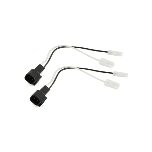 Scosche SHFD03B 1 Pair Car Speaker Wire Harness Adapter - Compatible with Select 1996-11 Ford, Lincoln, Mazda and Mercury Vehicles - Wiring Kit for Aftermarket Speakers - See Guide Image for Vehicles