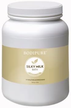 BODIPURE Silky Milk Body Bath - Fortified with Natural Milk Proteins to Retain Moisture and Cleanse Skin - Great for Professional Spa and Salon Use,1 Gallon
