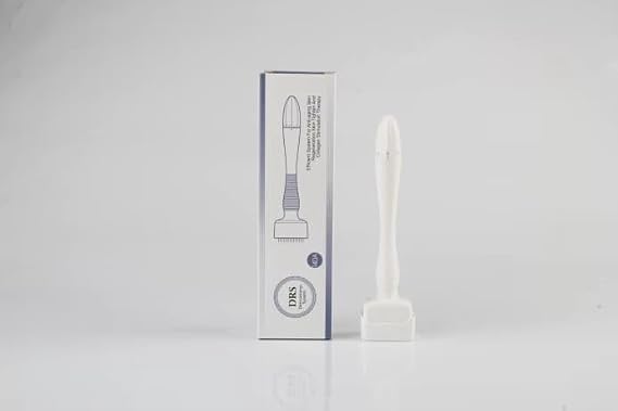 Adjustable Derma Roller Stamp Pen, 0–3mm Needle Length, Microneedling Tool for Skincare and Beard Care