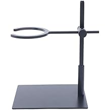 Pour Over Stand Coffee Station, Black Aluminum Pour Over Coffee Dripper Adjustable Coffee Filter Stand Holder for Coffee Connoisseurs, Coffee Lovers for Best Coffee Experience