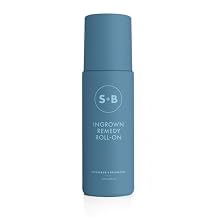 SUGARED + BRONZED Ingrown Hair Roll On, with Glycolic Acid, Salicylic Acid, and Witch Hazel, For Bikini Area and Underarms Post Hair Removal, Suitable for All Skin Types, Vegan, 3 Fl Oz