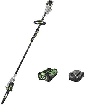 PS1001 model For for EGO PS1001 10" Telescopic Pole Saw with Battery and Charger Kit, 56V 2.5Ah