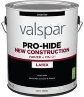 Valspar 91111 White Pro-Hide New Construction Primer, 1 Gallon