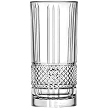 RCR Brillante Hi-Ball Tumblers, 370 ml, Set of 6, Glass