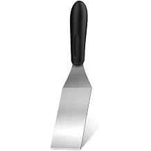 Small Spatula,Stainless Steel Spatula,Metal Spatula for Cooking with Heat Resistant Handle,Metal Spatulas for kitchen use for PancakesLasagnaBrowniesCake and Cookie