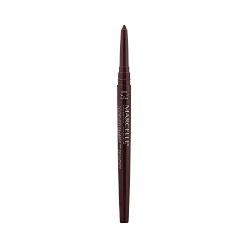 Marcelle Forever Sharp Waterproof Kohl Eyeliner, Dark Brown, Vegan, Cruelty-Free, Waterproof, Long-Lasting, Fragrance-Free, Paraben-Free, 0.25g