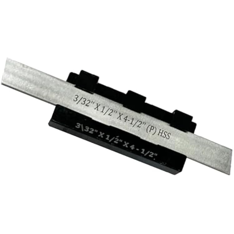 MachEl Adjustable Center Height Parting Cut-Off Tool Holder for Metal Lathe Machines, 10 mm Shank, 332 x 12 x 4-12 Blade Size, Precision Tool Holder