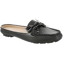 ARRAY Womens Melany Embellished Driving Moc Mule, White