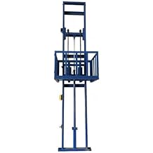 Lift Tables Guide Rail Electric Elevator, Small Lifting Platform, Warehouse, Dock, Basement, Simple Material Lift