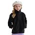 Balabala Girls Spring Coat Toddler Fleece Jacket Boys Girls Long Sleeve Full Zip Coat Comfy Casual Jacket with Pockets