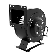 Small Centrifugal Fan, 120W Squirrel Cage Fan, High Speed 2600RPM Electric Blower, 196CFM Air Volume Snail Blower for Wood Boiler Furnace, Heat Dissipation & Air Purification, 110V