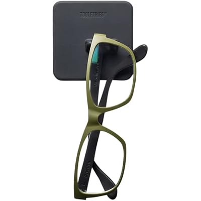 Tooletries The Kent - Silicone Glasses Holder - Removable & Reusable - For Home Fridge, Shower, Garage, or Any Shiny Surface