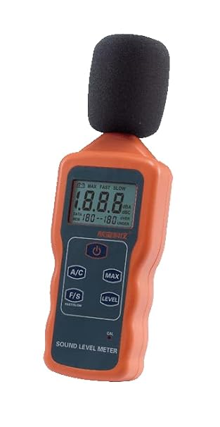 Sound Level Meter Analyzer Tester Sound Decibel Gauge Digital Noise Grader with Range 30dB to 130dB Accuracy 1.5dB Frequency Range 31.5Hz to 8KHz