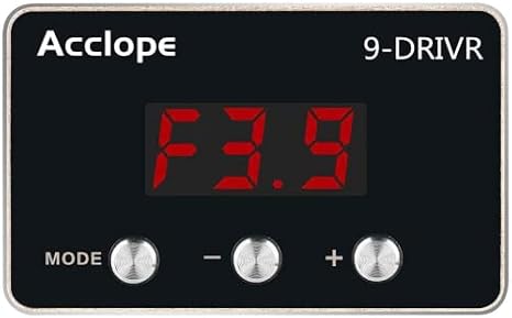 Throttle Response Controller Electronic Throttle Controller 9 Modes Smart Electronic Racing Accelerator Compatible with 86 FR-S BRZ Crosstrek Forester Impreza Legacy Outback Red LED