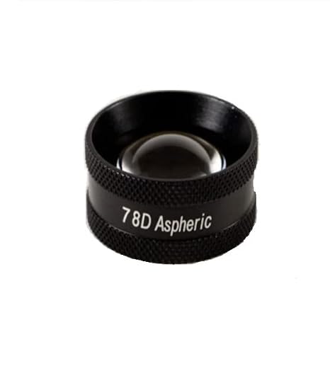 BBY 78D Double Aspheric Lens with Wooden Protective Case Ophthalmology & Optometry Objective Microscope Lens