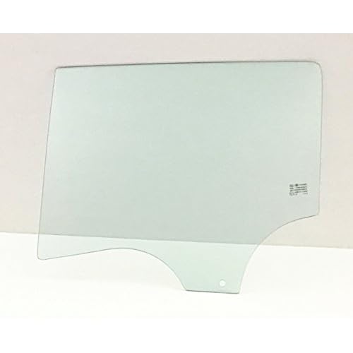 Driver Left Side Rear Door Window Door Glass Compatible with Mazda 3 4 Door Hatchback 2010-2013 Models