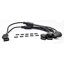 Micro Connectors 1 to 4 RGB Splitter 50 cm Cable/ 2-Pack, F04-RGB0450-2P