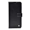 Spia Apple iPhone 13 Case Black Zore Faux Leather with Cover Original Improved Durable Anti-Shock Protective New Generation Design (Apple iPhone 13, Black)