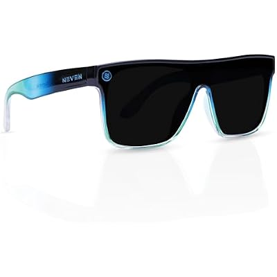 NEVEN Legend TR90 Polarized Shield Sunglasses for Men & Women - LargeXL Fit Sport Sunglasses for Active Lifestyles