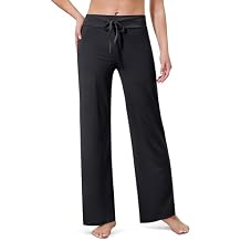 VALANDY Creamlush Wide Leg Pants Women Drawstring Pajamas Lounge Pants Loose Comfy Sleepwear Casual Yoga