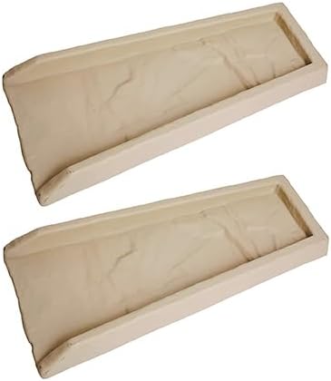 GEOBIN Yardfully Downspout Splashblock, Sand (2 Pack)