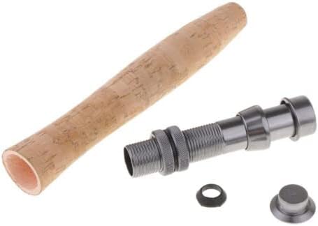 TEAMWILL Fly Fishing Rod Handle Composite Cork Grip Rod Building and Seat Set