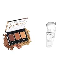 Black Radiance Contour Palette and NYX Butter Gloss, Sugar Glass - Sculpt and Define Your Look