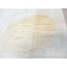 Maple Curly Figured Tiger Wood Veneer 24" x 96" with PSA Adhesive AA Grade