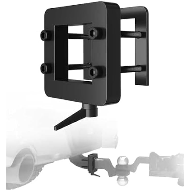 Anti Rattle Hitch Clamp 2 Inch, Hitch Stabilizer for Bike Racks, Heavy Duty Steel Anti Rattle Hitch Tightener, Fit for Hitch Receivers with 2-inch