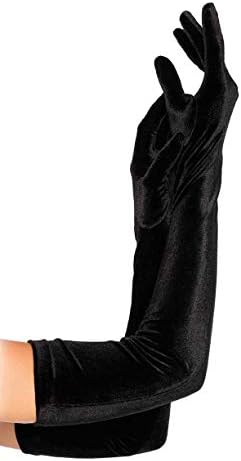 Leg Avenue Women's Velvet Opera Length Gloves