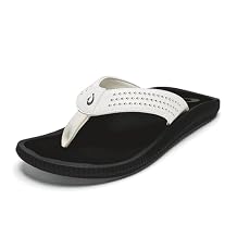 OLUKAI Ulele Golf Mens Sandals, Versatile Design, Perfect for Course & Clubhouse, Non-Slip Footbed & Spikeless Golf Traction