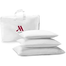 Marriott Hotel Down Alternative Eco Pillow - Luxury Hotel Pillows with 100% Recycled Fill - Down Alternative Pillow for Sleeping - Original Hotels Bedding - Set of 2 - King