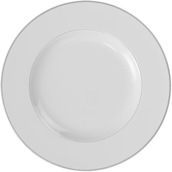 Villeroy & Boch Anmut Platinum No.1 Dinner Plate, White