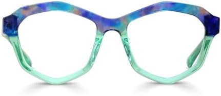 eyebobs - Tough Nut | Premium Reading Glasses for Men and Women | Geometric Frame for Average Faces | Available 0.0x - 4.0x