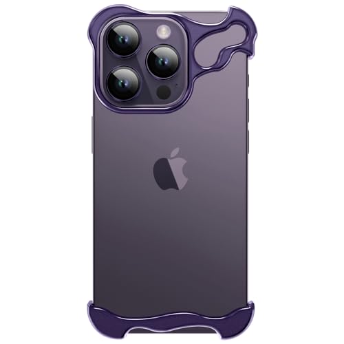 Phone Case Compatible with iPhone 15 Pro Max Compatible with Lens Camera Protection, Frameless Minimalist Design, Extremely Highlighting Personality