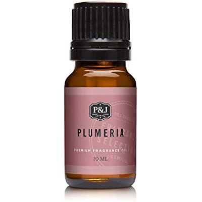 P&J Trading Fragrance Oil for Diffusers for Home - Plumeria 10ml Fragrance Scents for Candle Making - Soap Making Supplies & Car Diffuser Scents