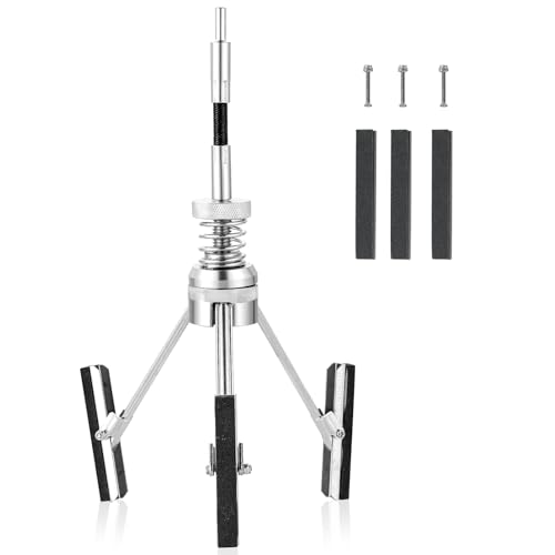 Engine Cylinder Hone Adjustable Deglazer Set for Grinding Holes from 2 to 7 in Diameter, Adjustable Brake Piston Honing Tools with Extra 3-Piece 3 Long Stones 220 Grit 3