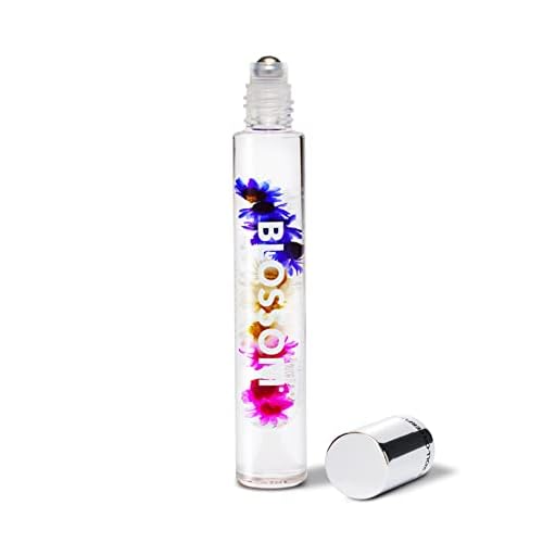 Blossom Roll on Perfume for Women Alcohol Free Rollerball Perfume Oil with Essential Oils, Infused with Real Flowers, Made in USA, 0.20oz Jasmine, Tulips, Oibanum, Pink Pepper, Honey Jasmine