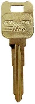 MZ19-P Master Key Blank with Plastic Protected Head For Mazda 929 1992-1995, MX3 1992-1995, MX5-Miata 1991-1995, Protege & 323 1990-1996, MPV Van 1990-1995