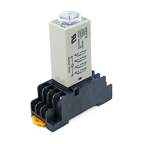 H3Y-4 0-60S Power OnTime Delay Relay Timer DPDT 14Pins H3Y-4 DC12V DC24V AC110V AC220VAC220V