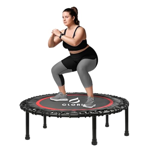 CLORIS 36 Foldable Trampoline - Max Load 170lbs, Rebounde Trampoline IndoorOutdoor Fitness Body Exercise