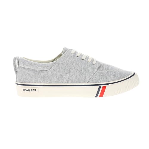 SEAVEES Mens Coastal Cruiser Lace Up Sneakers Shoes Casual - Grey - Size 10.5 M