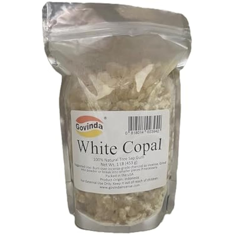 Govinda - White Copal Tree Sap Gum Incense 1 lb