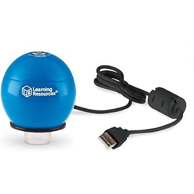 Learning Resources Zoomy 2.0 Handheld Digital Microscope, Computer, Projector, or Interactive whiteboard Accessories, Blue, Ages 4