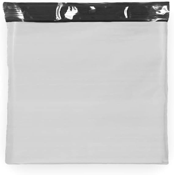 5 EcoSwift 24 x 24 White Poly Mailers Size #9 Self Sealing Bulk Packaging Materials Shipping Supplies Envelopes Bags 24 inches by 24 inches