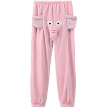 Elephant Pajama Short,Funny Elephant Trousers,Unisex Screaming Couple Flying Elephant Shorts,Casual Pajama Pants