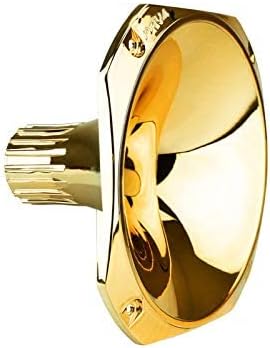 PRV AUDIO WGP14-25 GOLD-S - 1 Exit Horn Screw-On Waveguide - Gold Short ABS Wave Guide - 45 x 45 Nominal Coverage - Slim Profile Waveguide (Single)