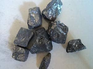 QURA Natural Surma Stone - Kohl - Stibnite - 100 Grams - for Pooja & Cooling of Eyes - Loose Packed