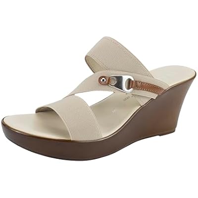 ITALIAN Shoemakers Womens Jola Platform Wedge Sandal for Women