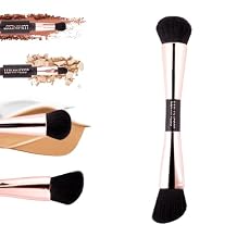 LUMINESS 4-in-1 Makeup Brush Set Make up Brushes for Foundation, Blush, Concealer & Eyeshadow, Travel Essentials Makeup Brushes for Liquid, Cream & Powder Face Make up, Vegan & Cruelty-Free